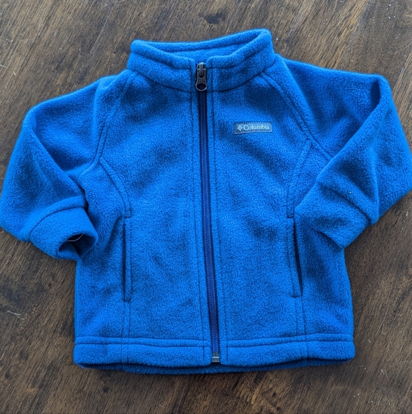 6-12M Blue Columbia Fleece Jacket - Picture 1 of 3